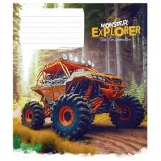 Тетрадь ученическая "Super Monster" 012-3293L-1 в линию, 12 листов