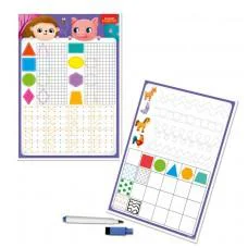 Дошка-тренажер "Фігури та форми" Vladi Toys VT5010-27 (укр)