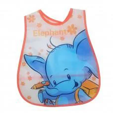 Слюнявчик детский клеенчатый MGZ-0605-14 на липучке