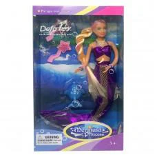 Кукла DEFA 20983 русалка Фиолетовый