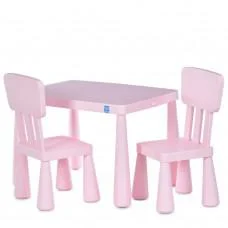 Дитячий столик M 6176-8 стільниця 76,5х54,5 см, 2 стільчики