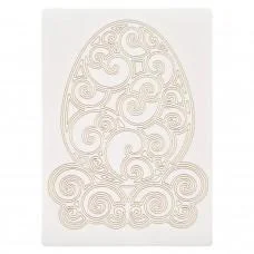 Картина-трафарет для фарбування піском "Великодне яйце" Sand Box T-a5124 А5