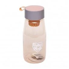 Пластикова пляшка для води із ситечком 2315 0.7 літра Рожевий