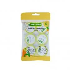 Рушники одноразові 0155 пресовані 6 штук,віскоза