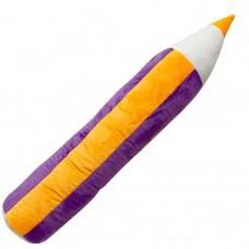 Детская мягкая игрушка "Карандаш" МС 180302-02 желто-фиолетовый 76 см