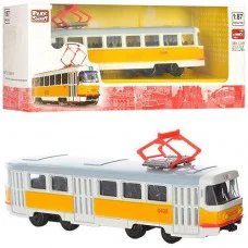 Іграшкова модель Трамвай PLAY SMART 6411 інерційний 6411B