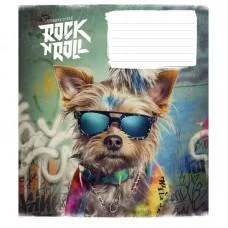 Тетрадь ученическая "Rock star" 012-3277L-2 в линию, 12 листов