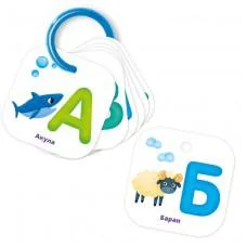 Детские обучающие карточки на кольце "Азбука" VT2000-03
