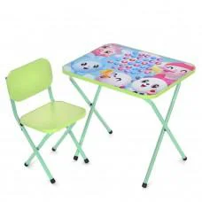 Дитячий столик складаний зі стільчиком M 5971-5 зелений
