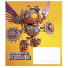 Тетради ученические "Super hero" 012-3298K-4 в клетку, 12 листов