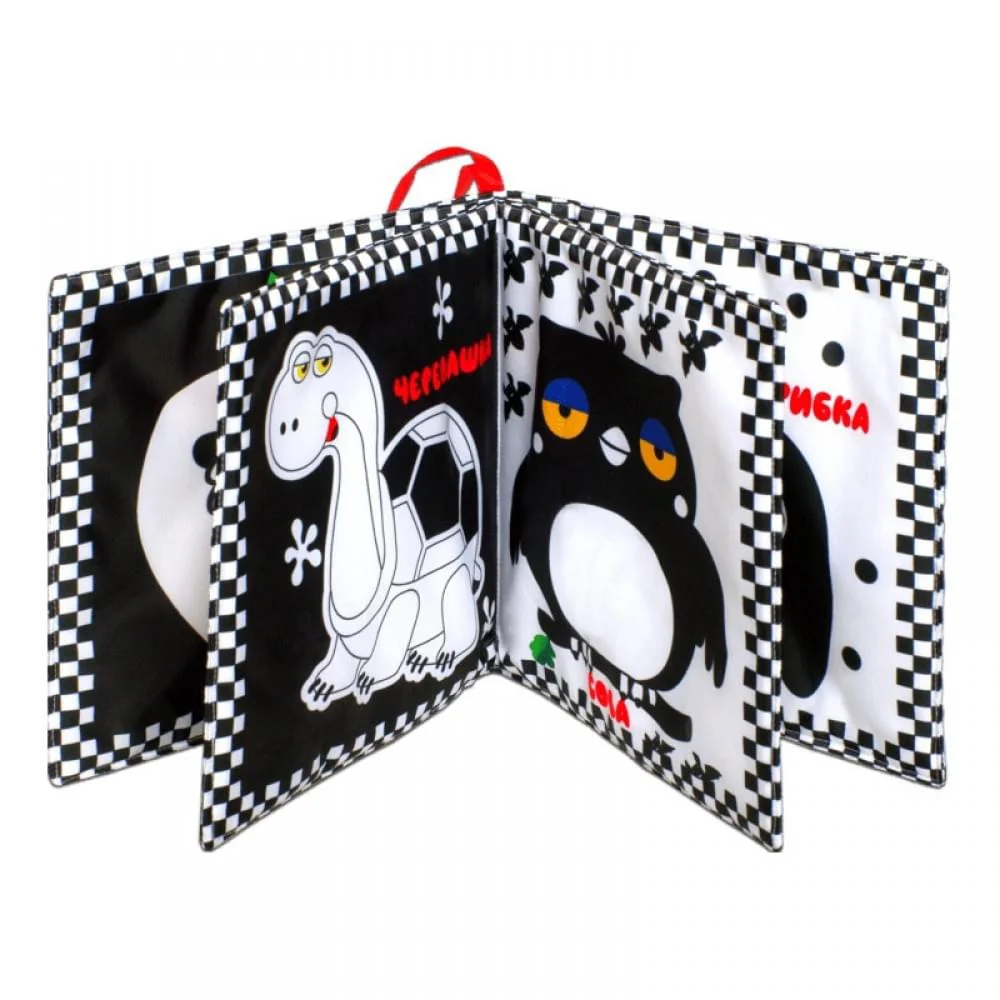 Велика м'яка книга-пищалка "Грайливе цуценя" 404256 українською