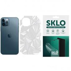 Защитная гидрогелевая пленка SKLO Back (тыл+грани без углов) Transp. для Apple iPhone 13 Pro Max (6.7") Прозорий / Diamonds