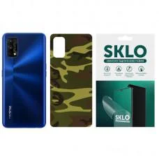 Захисна плівка SKLO Back (тил) Camo для Realme X3 SuperZoom Коричневий / Army Brown