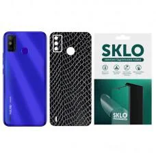 Захисна плівка SKLO Back (тил) Snake для TECNO Spark 6 Go Чорний