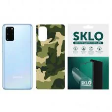 Захисна плівка SKLO Back (тил) Camo для Samsung Galaxy C7 Зелений / Army Green
