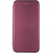 Шкіряний чохол-книжка Classy для Xiaomi 12 Lite Бордовий