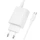 МЗП Borofone BAS76A Source PD30W+QC3.0 (1USB-A/1C) + кабель Type-C to Type-C White
