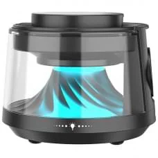 БЗП WIWU Wi-W039 Flow 5in1 wireless charger with Speaker & Night Light 15W Black