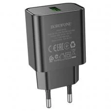 МЗП Borofone BA72A Spring QC3.0 (1USB-A) Black