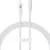 Дата кабель Baseus Gem Fast Charging Type-C to Lightning 20W (2m) (P10373001211-01) Moon White