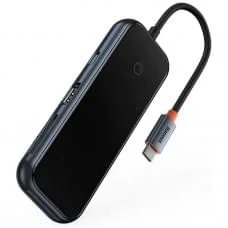 Переходник Baseus Hub AcmeJoy 7-Port Type-C (HDMI*1+USB3.0*2+USB2.0*1+Type-C PD&Data*1+SD/TF) (WKJZ)