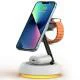 БЗП WIWU Wi-W002 3 in 1 wireless charger White БЗП WIWU Wi-W002 3 in 1 wireless charger White
