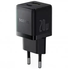 МЗП Baseus Palm Fast Charger 20W (1USB-A/1C) (P10111608) Cluster Black