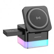 БЗП Borofone BQ34 Square 3in1 15W Black