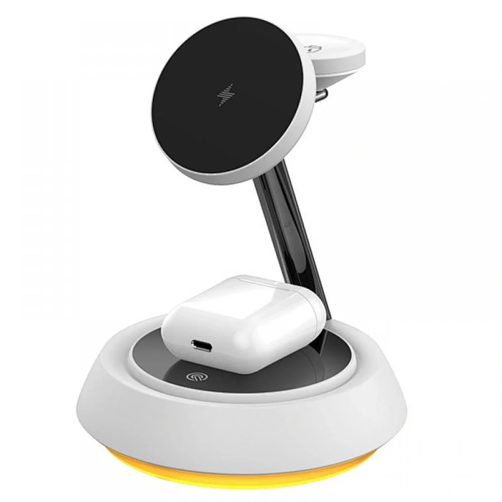 БЗП WIWU Wi-W002 3 in 1 wireless charger White БЗП WIWU Wi-W002 3 in 1 wireless charger White