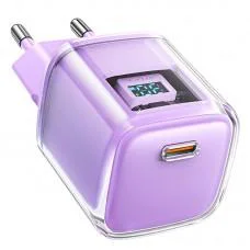 МЗП Acefast A53 Sparkling series PD30W GaN (1USB-C) Alfalfa purple