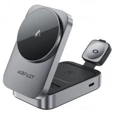 БЗП Acefast E22 desktop 3-in-1 Metal gray