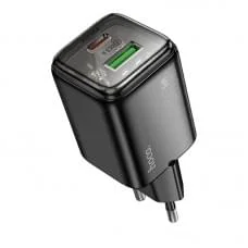 МЗП Hoco N53 Monsoon PD30W+QC3.0 (1USB-A/1C) Black