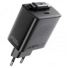 МЗП Acefast A110 GaN With Retractable Cable Type-C PD30W (1USB-C) Black