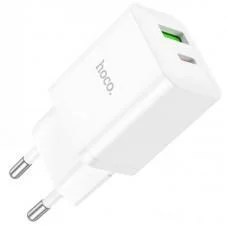 МЗП Hoco N28 Founder PD20W+QC3.0 (1USB-A/1C) White