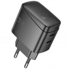 МЗП Hoco CS62A Bright PD45W (2USB-C) Black