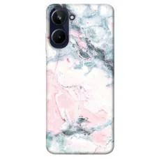 TPU чехол Demsky Розово-голубой мрамор для Realme 10 4G