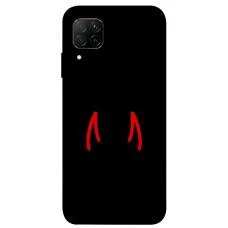 TPU чохол Demsky Red horns для Huawei P40 Lite