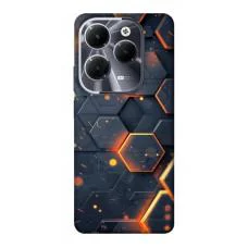 TPU чохол Demsky Burning hex pattern для Infinix Hot 40