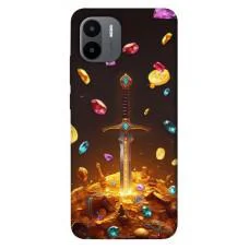 TPU чохол Demsky Gold sword для Xiaomi Redmi A1+ / A2+