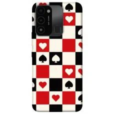 TPU чохол Demsky Card Grid для Tecno Spark Go 2022 (KG5m)