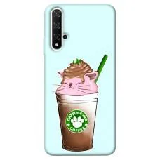 TPU чохол Demsky Catpuccino для Huawei Honor 20 / Nova 5T