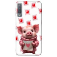 TPU чохол Demsky Animals love 6 для Samsung A750 Galaxy A7 (2018)
