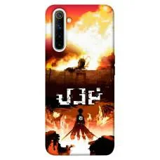 TPU чохол Demsky Anime evolution 9 Атака титанів (Shingeki no Kyojin) для Realme 6