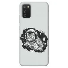 TPU чохол Demsky Кіт космонавт для Samsung Galaxy A02s