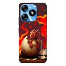 TPU чохол Demsky Fire dragon для TECNO Spark 10 Pro