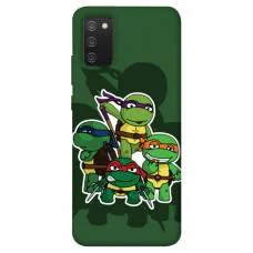 TPU чохол Demsky Green turtles для Samsung Galaxy A02s