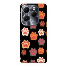 TPU чохол Demsky Colorful Paws для Infinix Hot 40