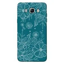 TPU чехол Demsky Botanical illustration для Samsung J710F Galaxy J7 (2016)