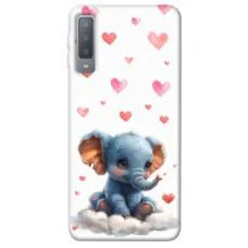 TPU чохол Demsky Animals love 7 для Samsung A750 Galaxy A7 (2018)