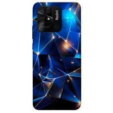 TPU чохол Demsky Abstract purple pattern для Xiaomi Redmi 10C